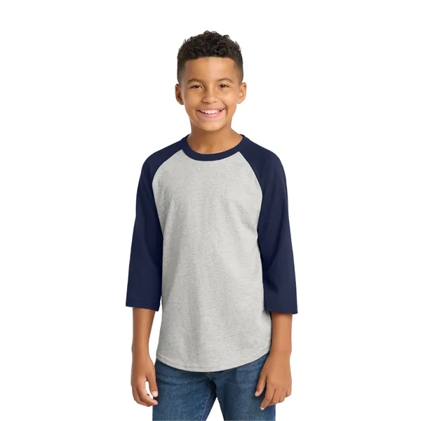 Sport-Tek Youth Colorblock Raglan Jersey. - Sport-Tek Youth Colorblock Raglan Jersey. - Image 28 of 74