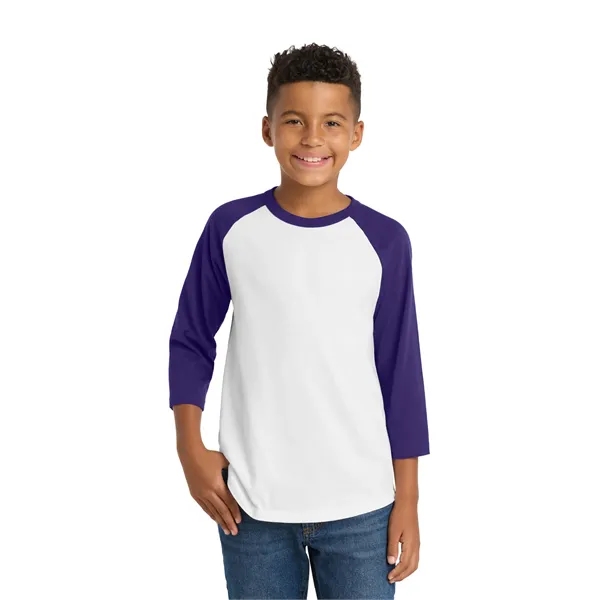 Sport-Tek Youth Colorblock Raglan Jersey. - Sport-Tek Youth Colorblock Raglan Jersey. - Image 39 of 74