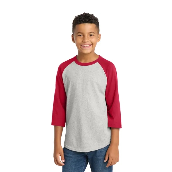 Sport-Tek Youth Colorblock Raglan Jersey. - Sport-Tek Youth Colorblock Raglan Jersey. - Image 45 of 74