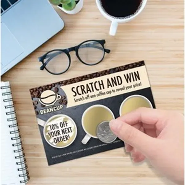 3" x 5" Custom Scratch-N-Win Card - 3" x 5" Custom Scratch-N-Win Card - Image 0 of 2