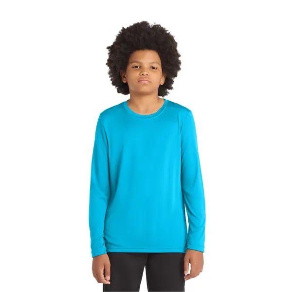 Sport-Tek Youth Posi-UV Pro Long Sleeve Tee. - Sport-Tek Youth Posi-UV Pro Long Sleeve Tee. - Image 15 of 44