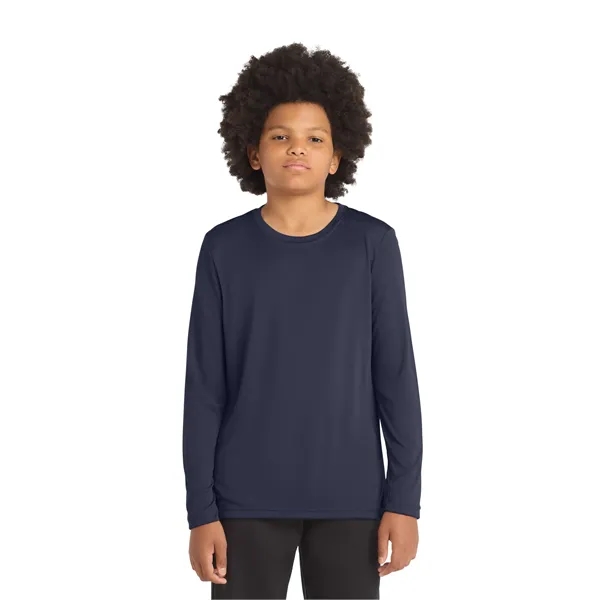 Sport-Tek Youth Posi-UV Pro Long Sleeve Tee. - Sport-Tek Youth Posi-UV Pro Long Sleeve Tee. - Image 25 of 44