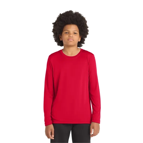 Sport-Tek Youth Posi-UV Pro Long Sleeve Tee. - Sport-Tek Youth Posi-UV Pro Long Sleeve Tee. - Image 30 of 44