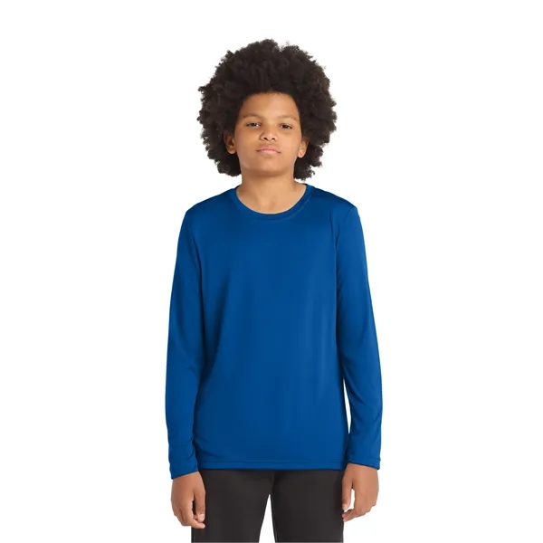 Sport-Tek Youth Posi-UV Pro Long Sleeve Tee. - Sport-Tek Youth Posi-UV Pro Long Sleeve Tee. - Image 35 of 44