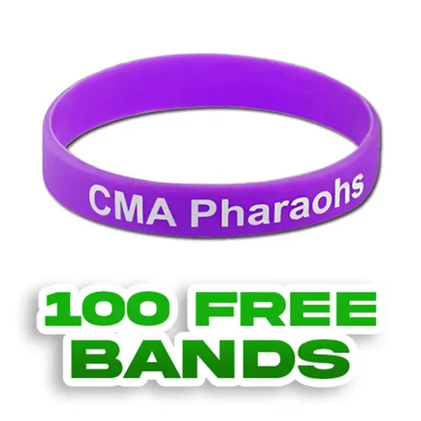 Custom Printed Silicone Wristbands - Custom Printed Silicone Wristbands - Image 0 of 12