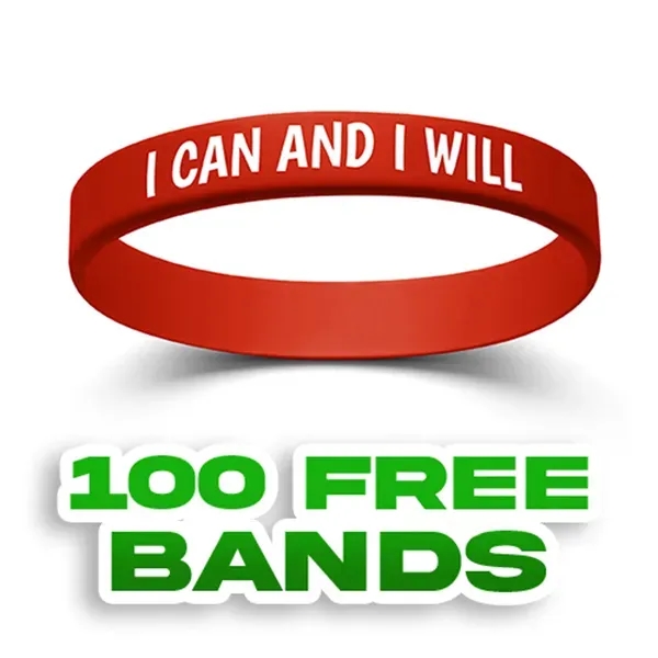 Custom Printed Silicone Wristbands - Custom Printed Silicone Wristbands - Image 0 of 11