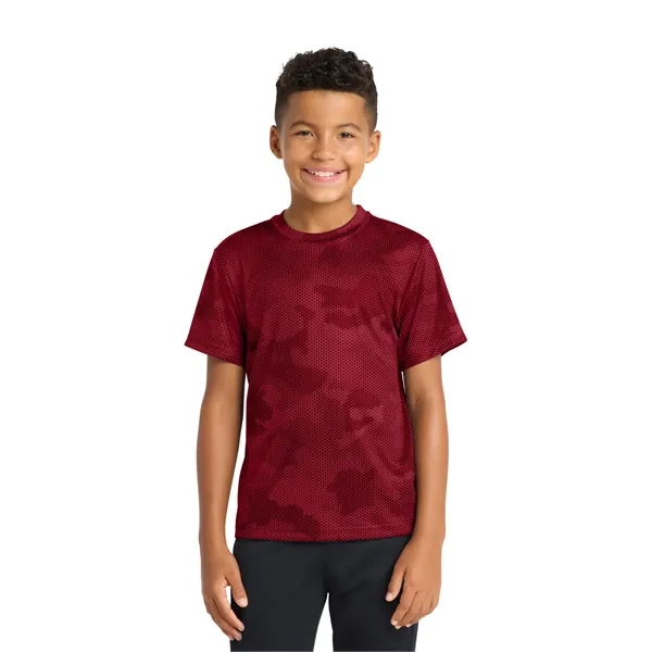 Sport-Tek Youth CamoHex Tee.