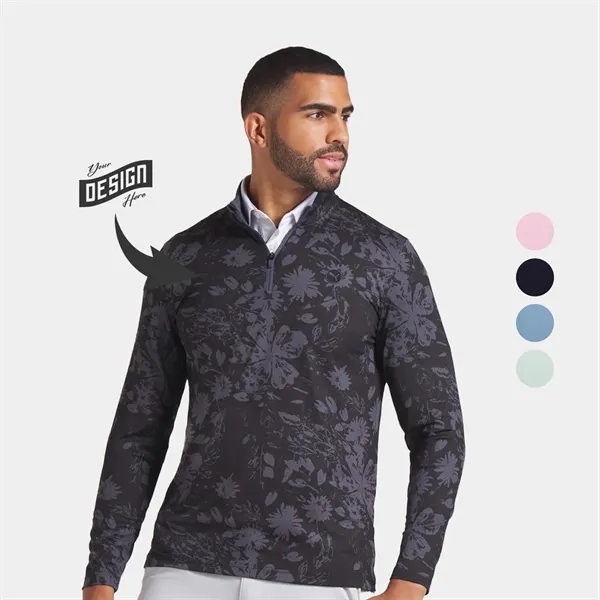 PUMA® Men's Pure 2.0 Rose Golf 1/4 Zip - PUMA® Men's Pure 2.0 Rose Golf 1/4 Zip - Image 0 of 3