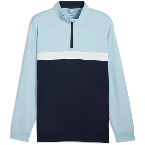 PUMA® Men's Pure Colorblock Golf 1/4 Zip - PUMA® Men's Pure Colorblock Golf 1/4 Zip - Image 1 of 2