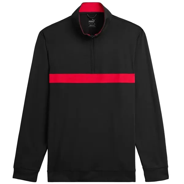 PUMA® Men's Pure Colorblock Golf 1/4 Zip - PUMA® Men's Pure Colorblock Golf 1/4 Zip - Image 2 of 2