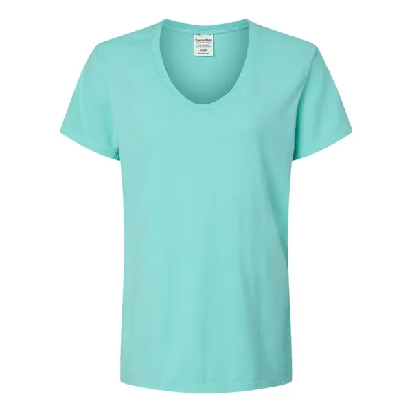 ComfortWash by Hanes Women's Garment-Dyed V-Neck T-Shirt - ComfortWash by Hanes Women's Garment-Dyed V-Neck T-Shirt - Image 8 of 12