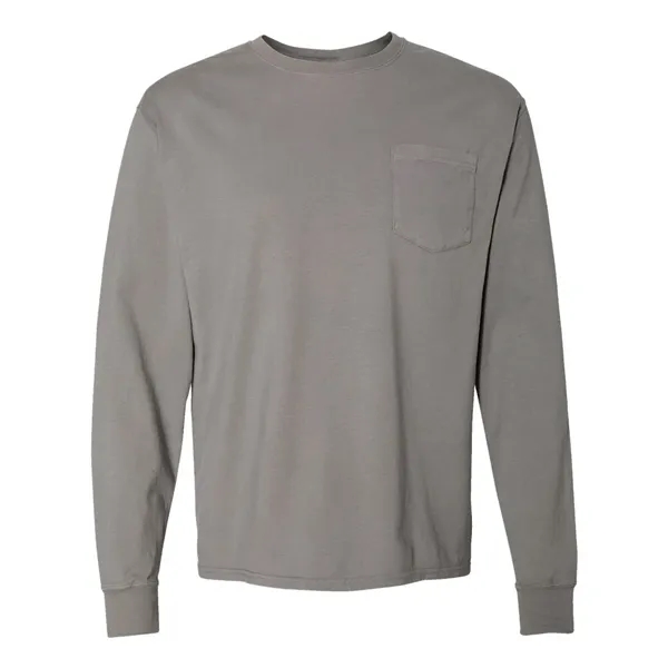 ComfortWash by Hanes Unisex Garment-Dyed Long Sleeve T-Sh... - ComfortWash by Hanes Unisex Garment-Dyed Long Sleeve T-Sh... - Image 4 of 27
