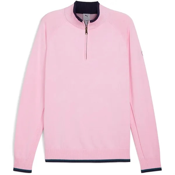 PUMA® Men's AP Knit Golf 1/4 Zip - PUMA® Men's AP Knit Golf 1/4 Zip - Image 3 of 4