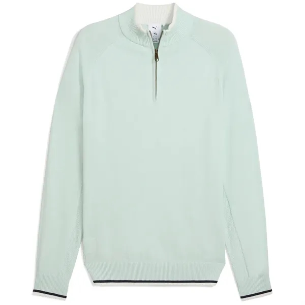 PUMA® Men's AP Knit Golf 1/4 Zip - PUMA® Men's AP Knit Golf 1/4 Zip - Image 4 of 4