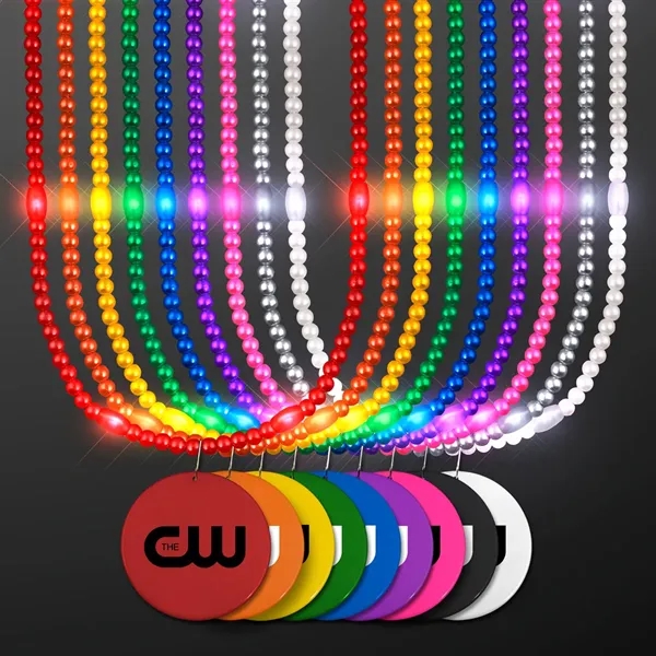 LED Light Beads with Medallion - LED Light Beads with Medallion - Image 0 of 8