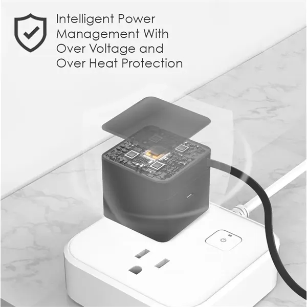 Blok 3.0 - 30W GAN Compact Wall Charger w/ Retractable Cable - Blok 3.0 - 30W GAN Compact Wall Charger w/ Retractable Cable - Image 4 of 4