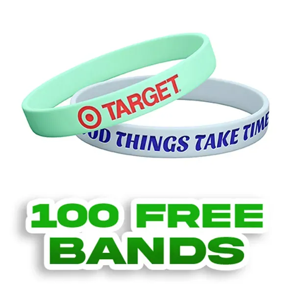 Colorfilled Silicone Wristband Bracelet - Colorfilled Silicone Wristband Bracelet - Image 0 of 11