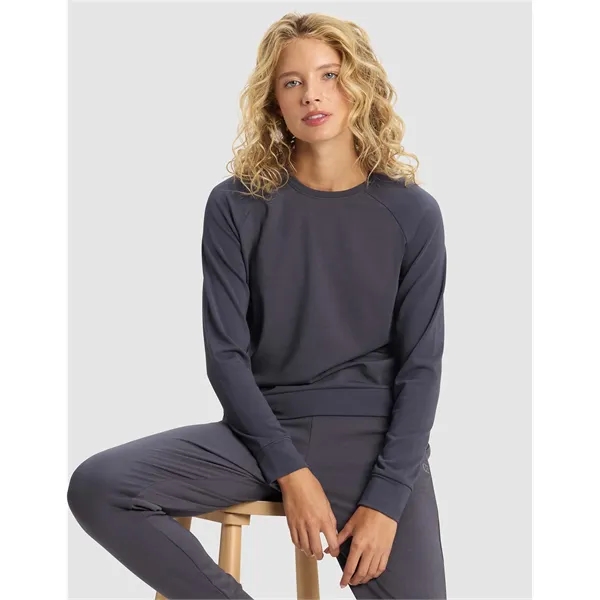 Women's Brushed Bamboo Pullover Crew - Women's Brushed Bamboo Pullover Crew - Image 2 of 6