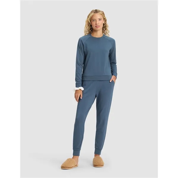 Women's Brushed Bamboo Pullover Crew - Women's Brushed Bamboo Pullover Crew - Image 5 of 6