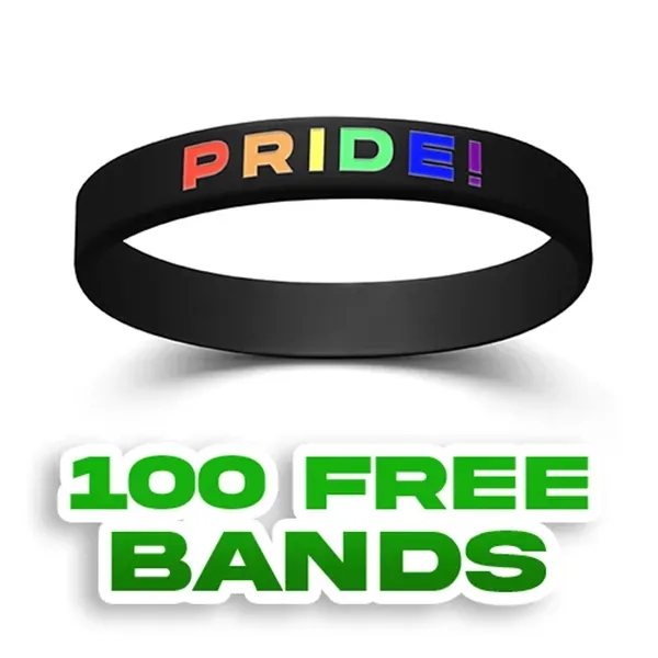 Color Filled Silicone Wristbands - Color Filled Silicone Wristbands - Image 0 of 11