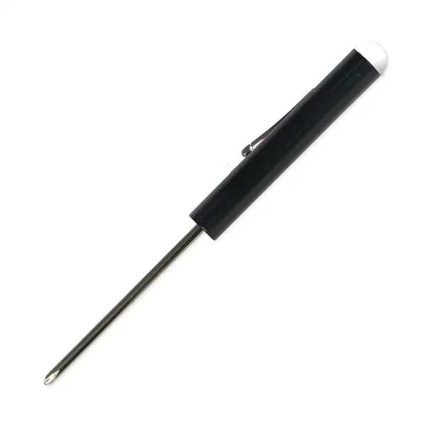 Pocket Screwdriver - Fixed #0 Phillips Blade w/ Button Top - Pocket Screwdriver - Fixed #0 Phillips Blade w/ Button Top - Image 1 of 22