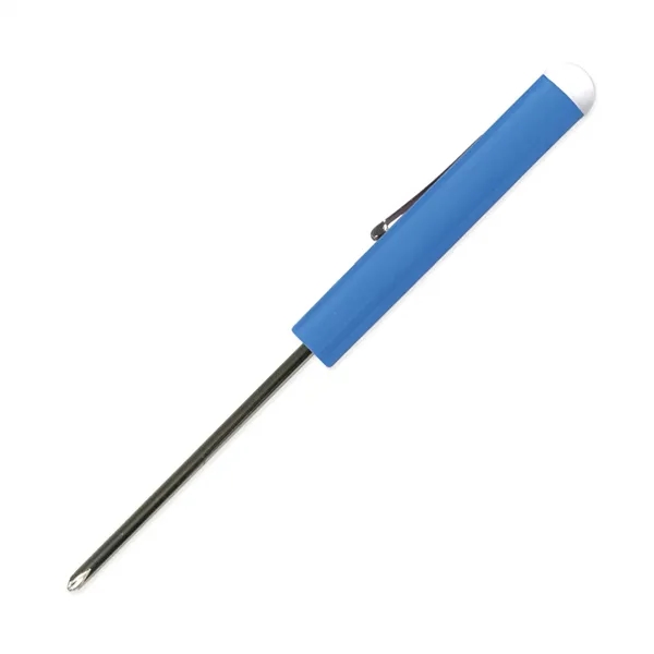Pocket Screwdriver - Fixed #0 Phillips Blade w/ Button Top - Pocket Screwdriver - Fixed #0 Phillips Blade w/ Button Top - Image 3 of 22