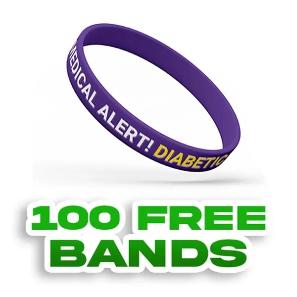 Color Filled Silicone Wristbands - Color Filled Silicone Wristbands - Image 0 of 11
