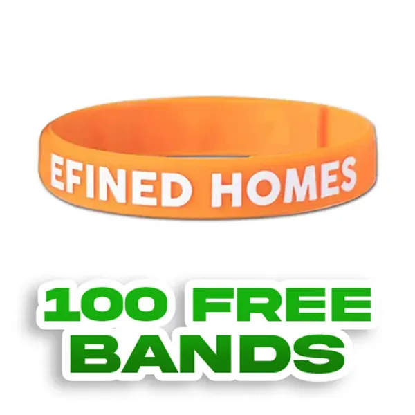 Embossed Printed Silicone Wristbands - Embossed Printed Silicone Wristbands - Image 0 of 4