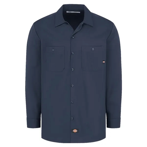 Dickies Men's Industrial Cotton Long Sleeve Work Shirt - Dickies Men's Industrial Cotton Long Sleeve Work Shirt - Image 0 of 4