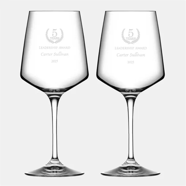 Custom RCR Aria Red Wine Glass Pair, 15oz