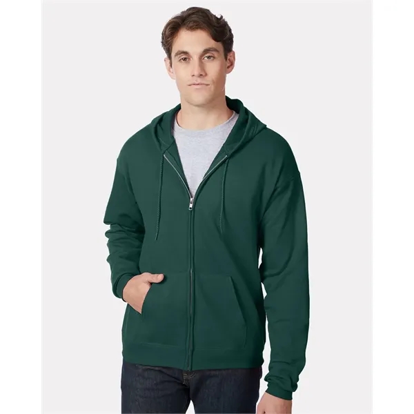 Hanes Unisex EcoSmart® Full-Zip Hooded Sweatshirt - Hanes Unisex EcoSmart® Full-Zip Hooded Sweatshirt - Image 0 of 14