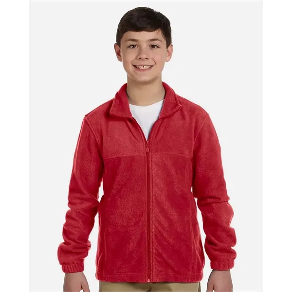 Harriton Youth Full-Zip Fleece