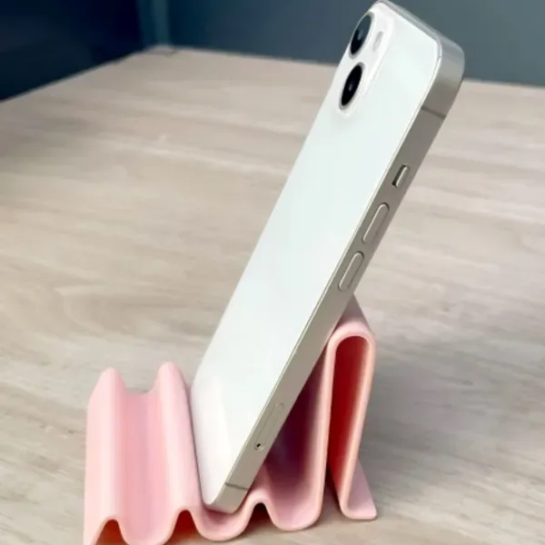 Plastic Cell Phone Holder Simple Wave Type - Plastic Cell Phone Holder Simple Wave Type - Image 2 of 3