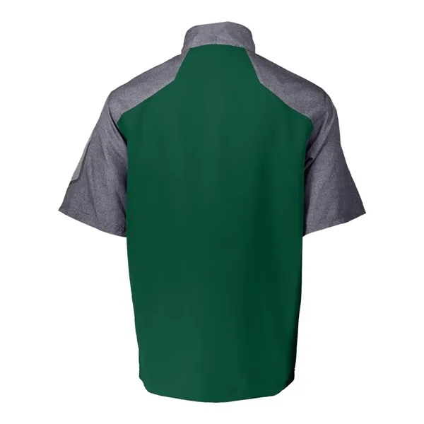 Holloway Unisex Raider Short Sleeve Quarter-Zip Pullover - Holloway Unisex Raider Short Sleeve Quarter-Zip Pullover - Image 3 of 20
