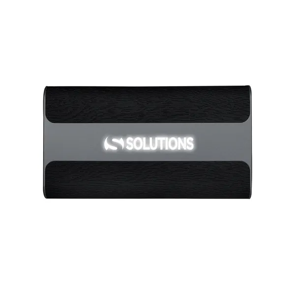 Leeman Light-Up-Your-Logo Power Bank - Leeman Light-Up-Your-Logo Power Bank - Image 0 of 1