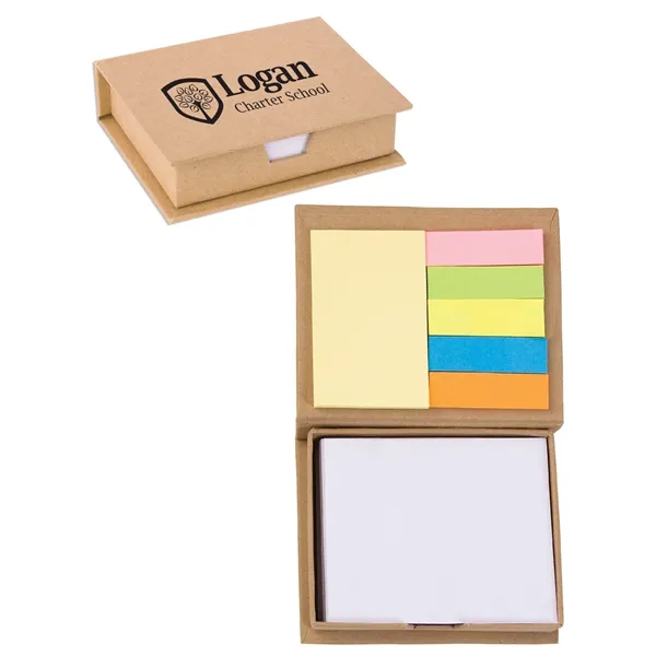 Eco-Recycled Sticky Note Memo Case - Eco-Recycled Sticky Note Memo Case - Image 0 of 1