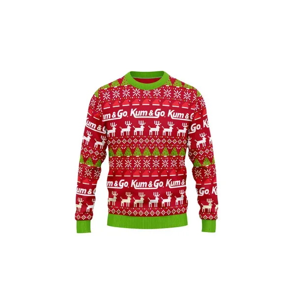 Custom Unisex Knit Christmas Sweater - Custom Unisex Knit Christmas Sweater - Image 1 of 1
