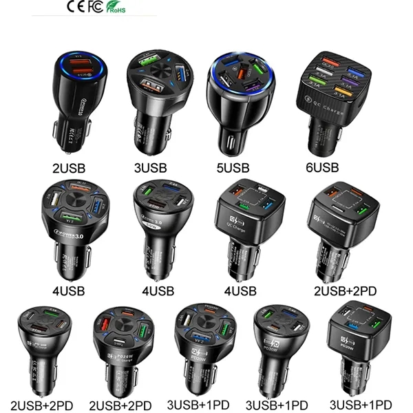 Dual Port USB Car Charger with LED Light Indicator - Dual Port USB Car Charger with LED Light Indicator - Image 3 of 3