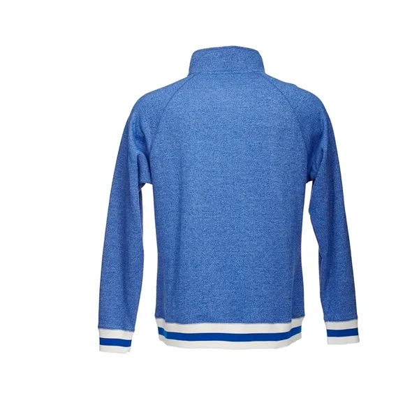 J. America Men's Peppered Fleece Quarter-Zip Sweatshirt - J. America Men's Peppered Fleece Quarter-Zip Sweatshirt - Image 1 of 2
