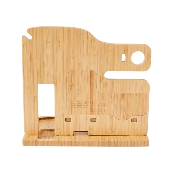 Portia Bamboo Charging Valet Station - Portia Bamboo Charging Valet Station - Image 0 of 1