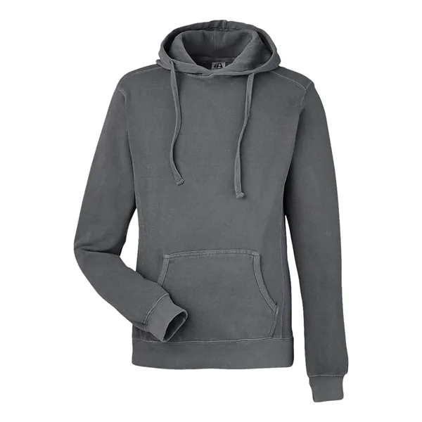 J. America Unisex Pigment-Dyed Fleece Hooded Sweatshirt - J. America Unisex Pigment-Dyed Fleece Hooded Sweatshirt - Image 7 of 12