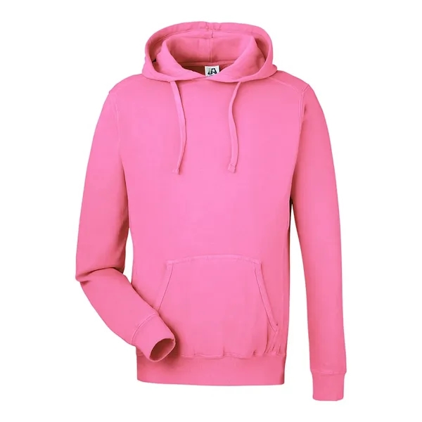 J. America Unisex Pigment-Dyed Fleece Hooded Sweatshirt - J. America Unisex Pigment-Dyed Fleece Hooded Sweatshirt - Image 11 of 12