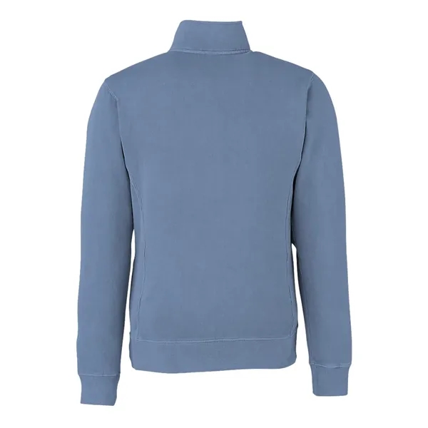 J. America Unisex Pigment-Dyed Fleece Quarter-Zip Pullover - J. America Unisex Pigment-Dyed Fleece Quarter-Zip Pullover - Image 4 of 8