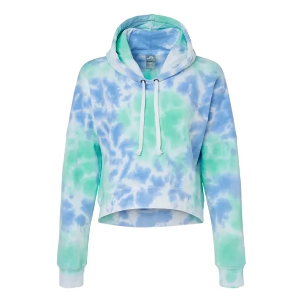 J. America Women's Crop Hooded Sweatshirt - J. America Women's Crop Hooded Sweatshirt - Image 13 of 14