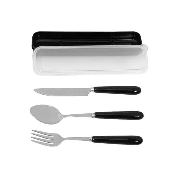 Cutlery Set In Plastic Case - Cutlery Set In Plastic Case - Image 1 of 5