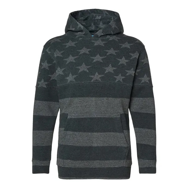 J. America Youth Triblend Fleece Hooded Sweatshirt - J. America Youth Triblend Fleece Hooded Sweatshirt - Image 5 of 10