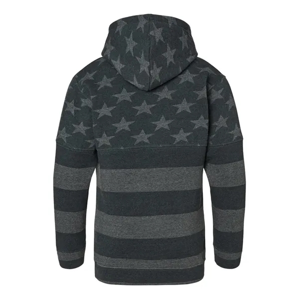J. America Youth Triblend Fleece Hooded Sweatshirt - J. America Youth Triblend Fleece Hooded Sweatshirt - Image 6 of 10