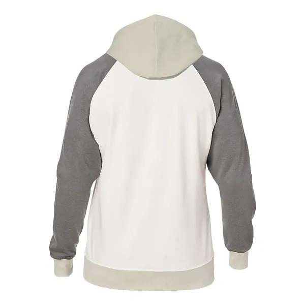 J. America Unisex Vintage Tricolor Hooded Sweatshirt - J. America Unisex Vintage Tricolor Hooded Sweatshirt - Image 4 of 4