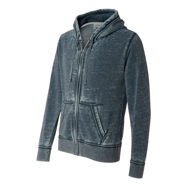 J. America Men's Vintage Zen Fleece Full-Zip Hooded Sweat... - J. America Men's Vintage Zen Fleece Full-Zip Hooded Sweat... - Image 11 of 12
