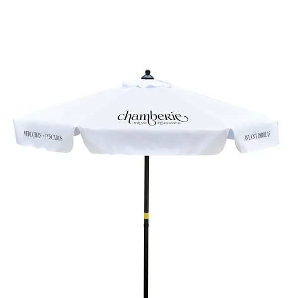 7' Steel Market Umbrella Kit With Valance (6 Imprints) - 7' Steel Market Umbrella Kit With Valance (6 Imprints) - Image 3 of 12
